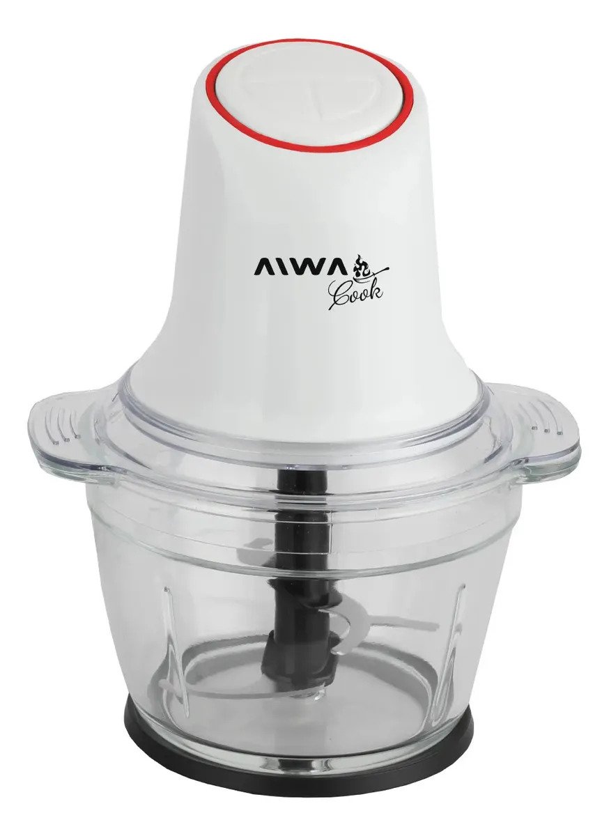 Picador De Alimentos Aiwa Cook 1l 500w Acero Inoxidable