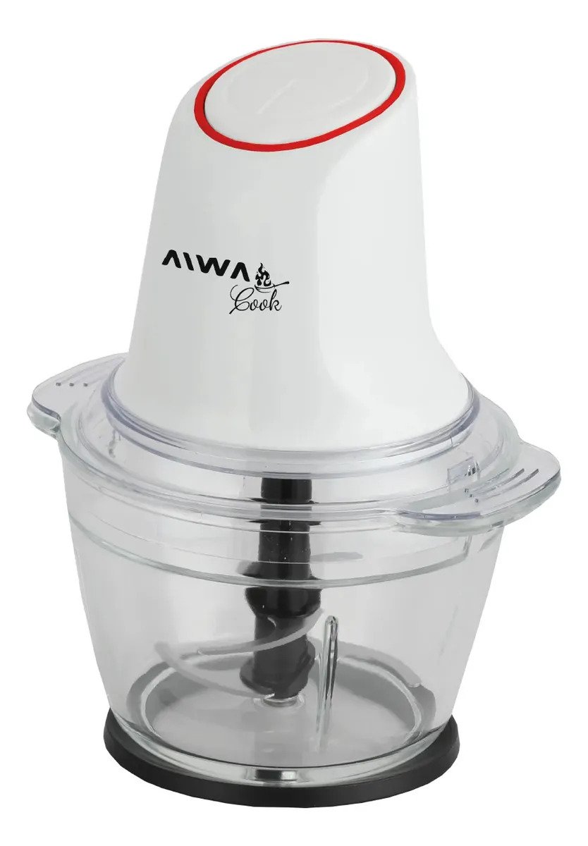 Picador De Alimentos Aiwa Cook 1l 500w Acero Inoxidable