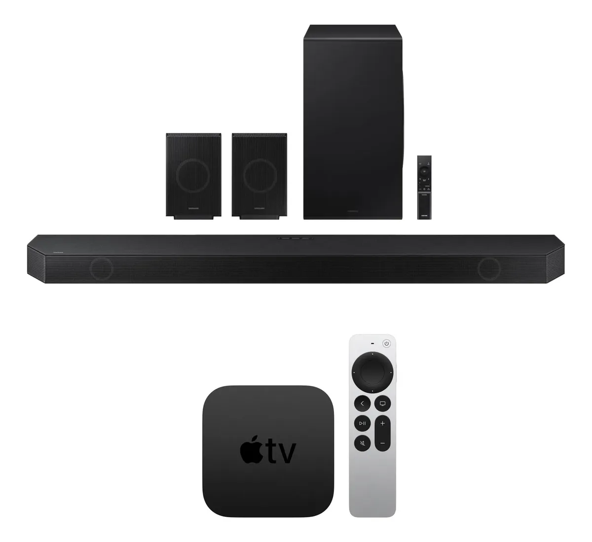 Barra de Sonido Samsung Q990d 1114ch Con Apple Tv 4k 64gb