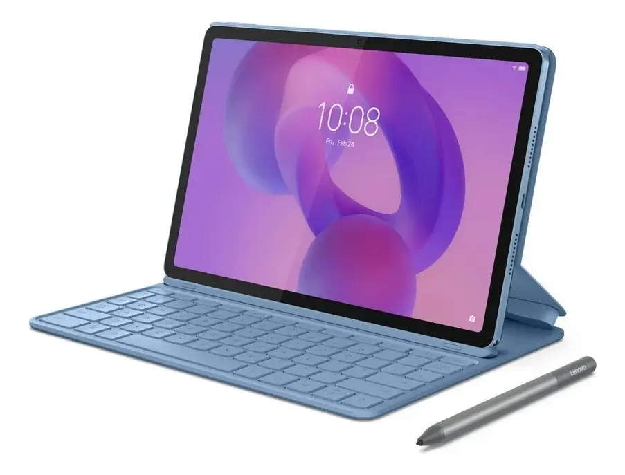 Tablet Lenovo Idea Tab 8gb 128gb Android 15 Con Teclado Lapiz Color Polar Blue